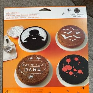 Martha Stewart Halloween Cake Stencils - NWT & Discontinued